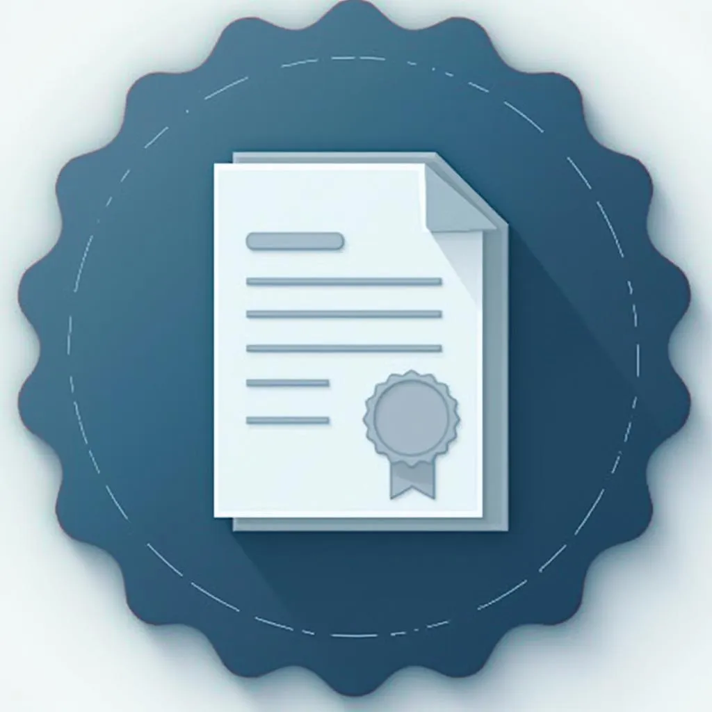 Ícono Certificación